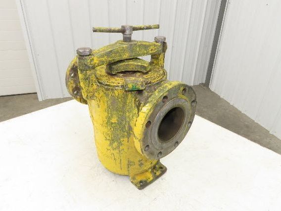 Hayward Model 72 Simplex 4" Inline Basket Strainer Cast Iron 200 PSI Flanged