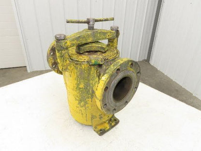 Hayward Model 72 Simplex 4" Inline Basket Strainer Cast Iron 200 PSI Flanged