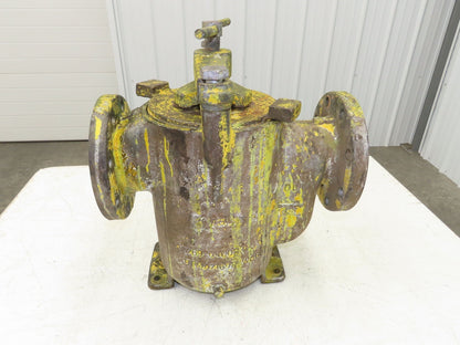 Hayward Model 72 Simplex 4" Inline Basket Strainer Cast Iron 200 PSI Flanged