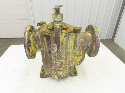 Hayward Model 72 Simplex 4" Inline Basket Strainer Cast Iron 200 PSI Flanged