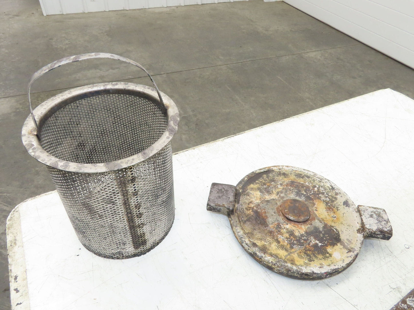 Hayward Model 72 Simplex 4" Inline Basket Strainer Cast Iron 200 PSI Flanged