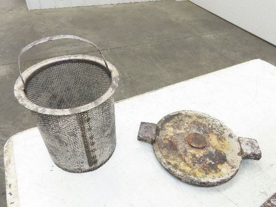 Hayward Model 72 Simplex 4" Inline Basket Strainer Cast Iron 200 PSI Flanged