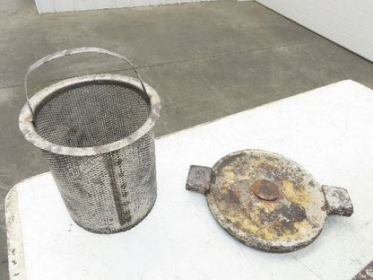 Hayward Model 72 Simplex 4" Inline Basket Strainer Cast Iron 200 PSI Flanged