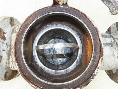 Hayward Model 72 Simplex 4" Inline Basket Strainer Cast Iron 200 PSI Flanged