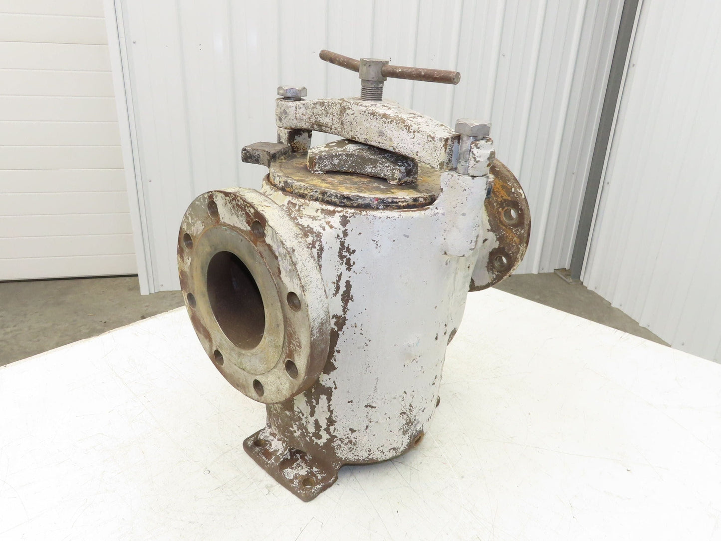 Hayward Model 72 Simplex 4" Inline Basket Strainer Cast Iron 200 PSI Flanged