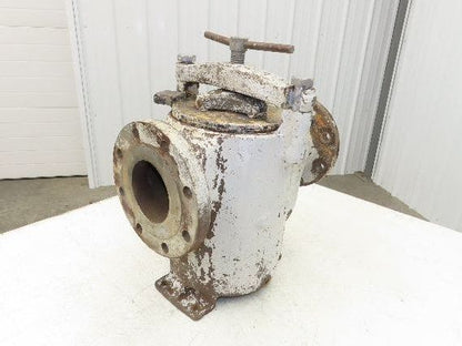 Hayward Model 72 Simplex 4" Inline Basket Strainer Cast Iron 200 PSI Flanged