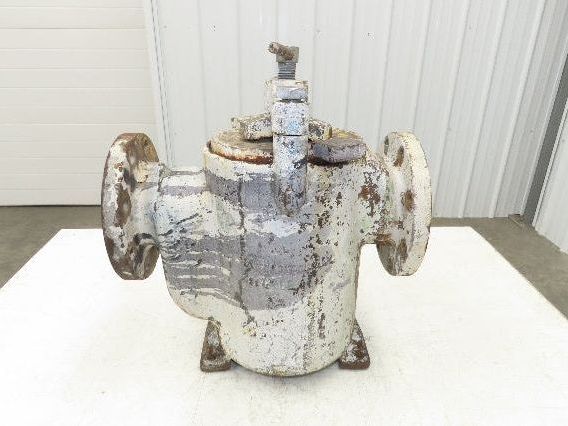 Hayward Model 72 Simplex 4" Inline Basket Strainer Cast Iron 200 PSI Flanged