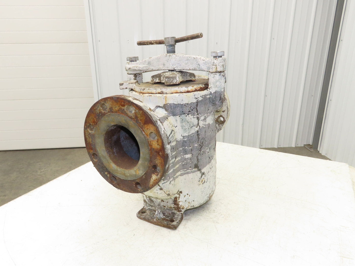 Hayward Model 72 Simplex 4" Inline Basket Strainer Cast Iron 200 PSI Flanged