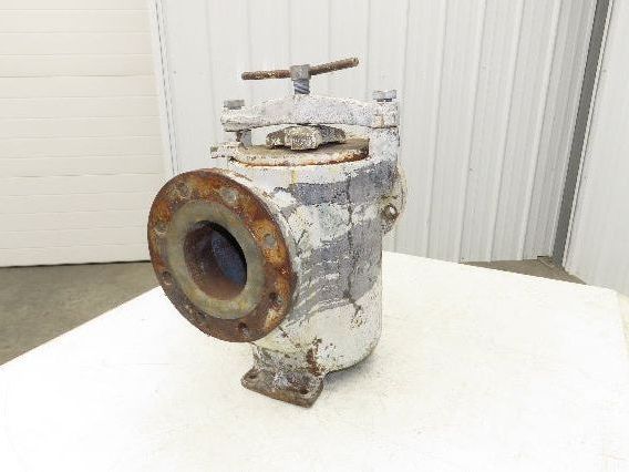 Hayward Model 72 Simplex 4" Inline Basket Strainer Cast Iron 200 PSI Flanged