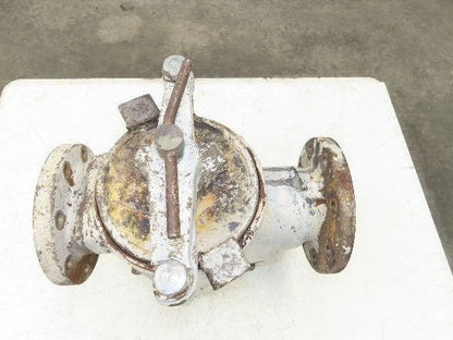 Hayward Model 72 Simplex 4" Inline Basket Strainer Cast Iron 200 PSI Flanged