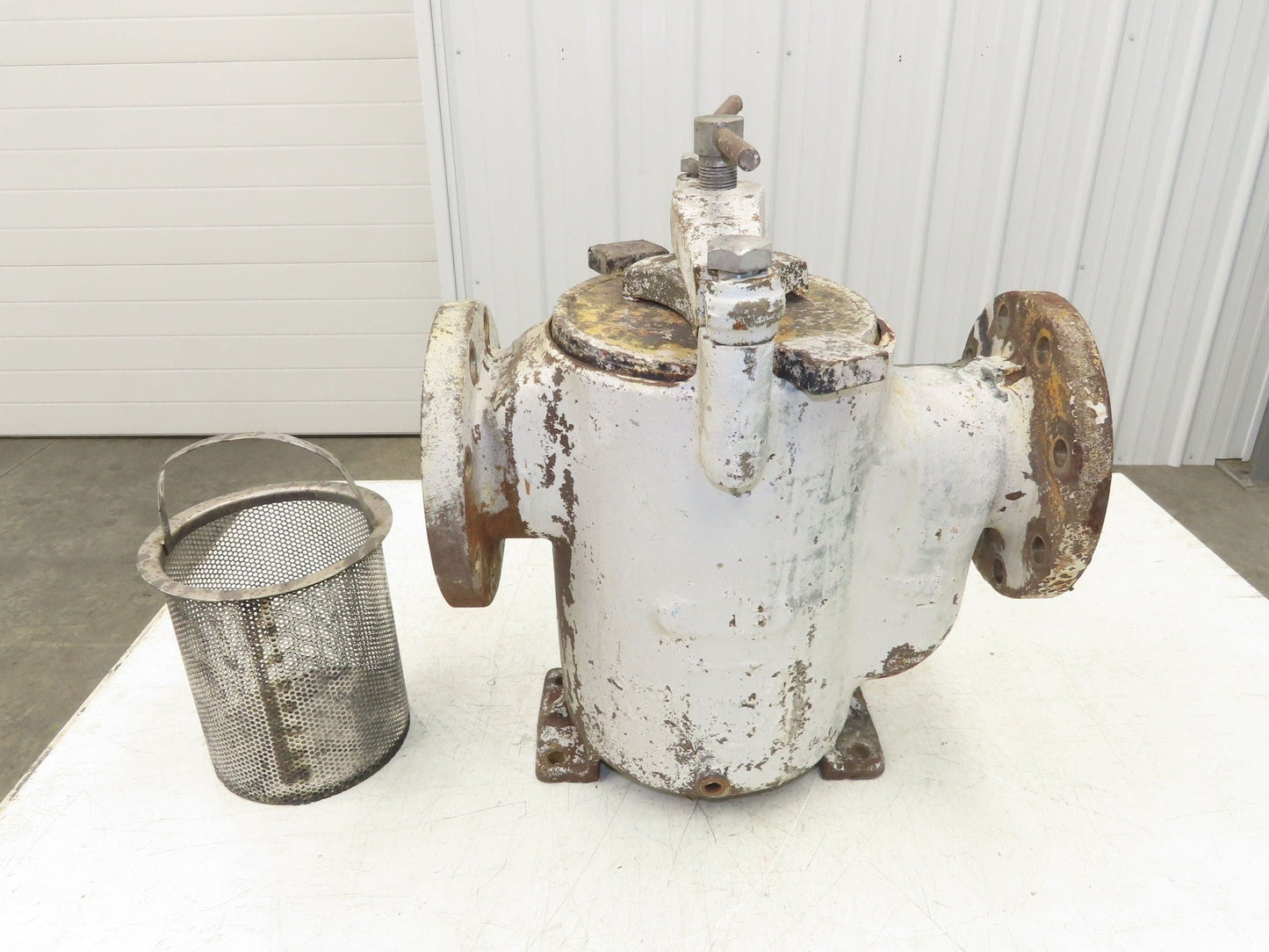 Hayward Model 72 Simplex 4" Inline Basket Strainer Cast Iron 200 PSI Flanged