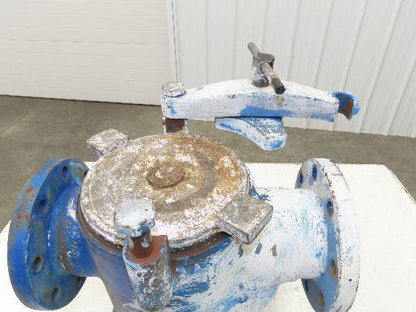 Hayward Model 72 Simplex 4" Inline Basket Strainer Cast Iron 200 PSI Flanged