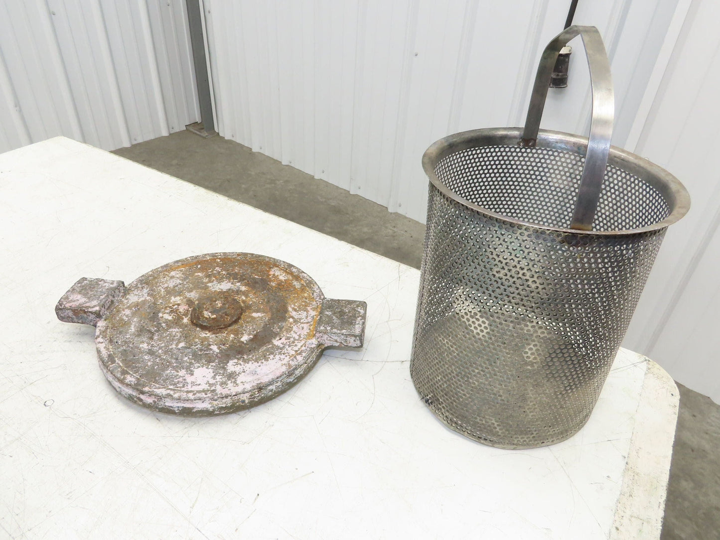 Hayward Model 72 Simplex 4" Inline Basket Strainer Cast Iron 200 PSI Flanged