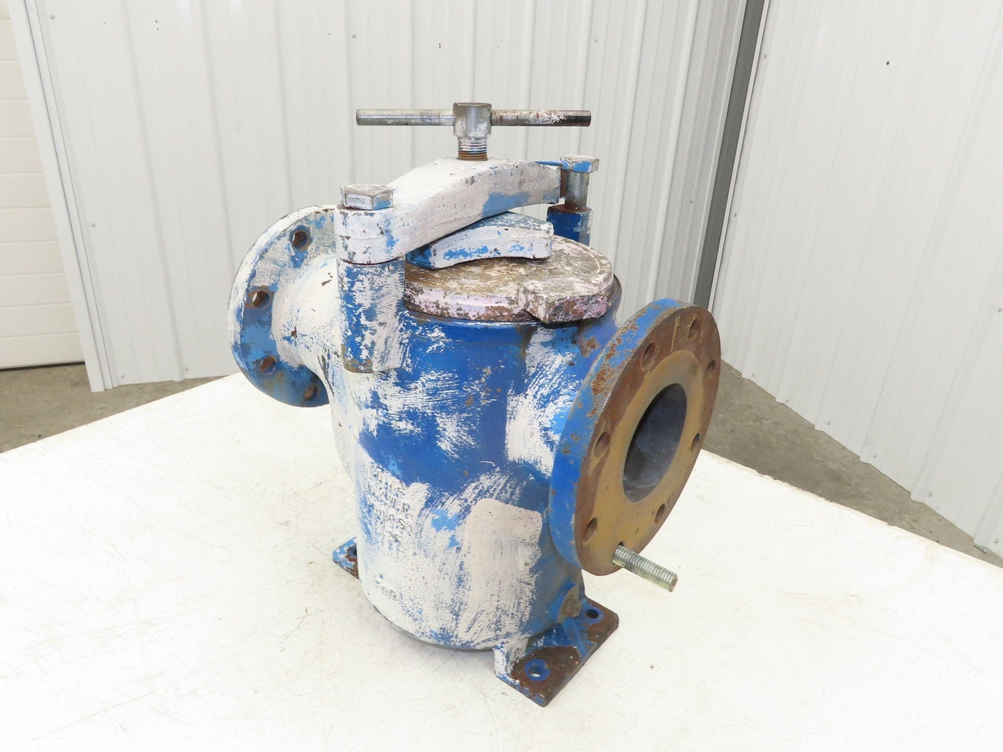 Hayward Model 72 Simplex 4" Inline Basket Strainer Cast Iron 200 PSI Flanged