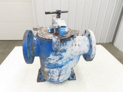 Hayward Model 72 Simplex 4" Inline Basket Strainer Cast Iron 200 PSI Flanged