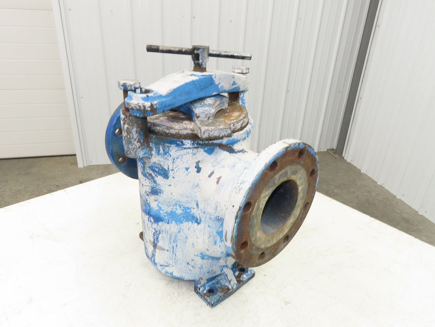 Hayward Model 72 Simplex 4" Inline Basket Strainer Cast Iron 200 PSI Flanged