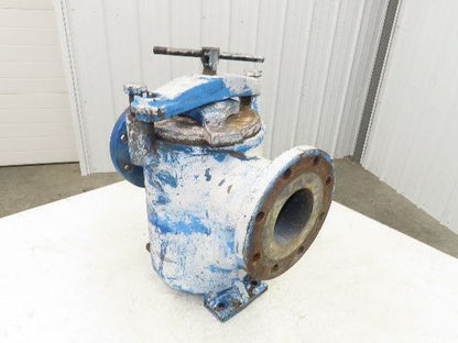 Hayward Model 72 Simplex 4" Inline Basket Strainer Cast Iron 200 PSI Flanged