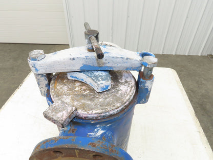 Hayward Model 72 Simplex 4" Inline Basket Strainer Cast Iron 200 PSI Flanged