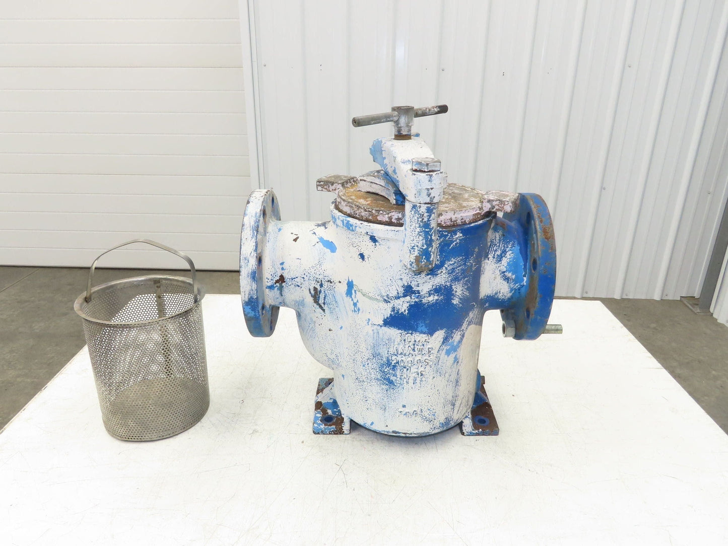 Hayward Model 72 Simplex 4" Inline Basket Strainer Cast Iron 200 PSI Flanged