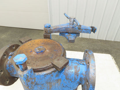 Hayward Model 72 Simplex 4" Inline Basket Strainer Cast Iron 200 PSI Flanged