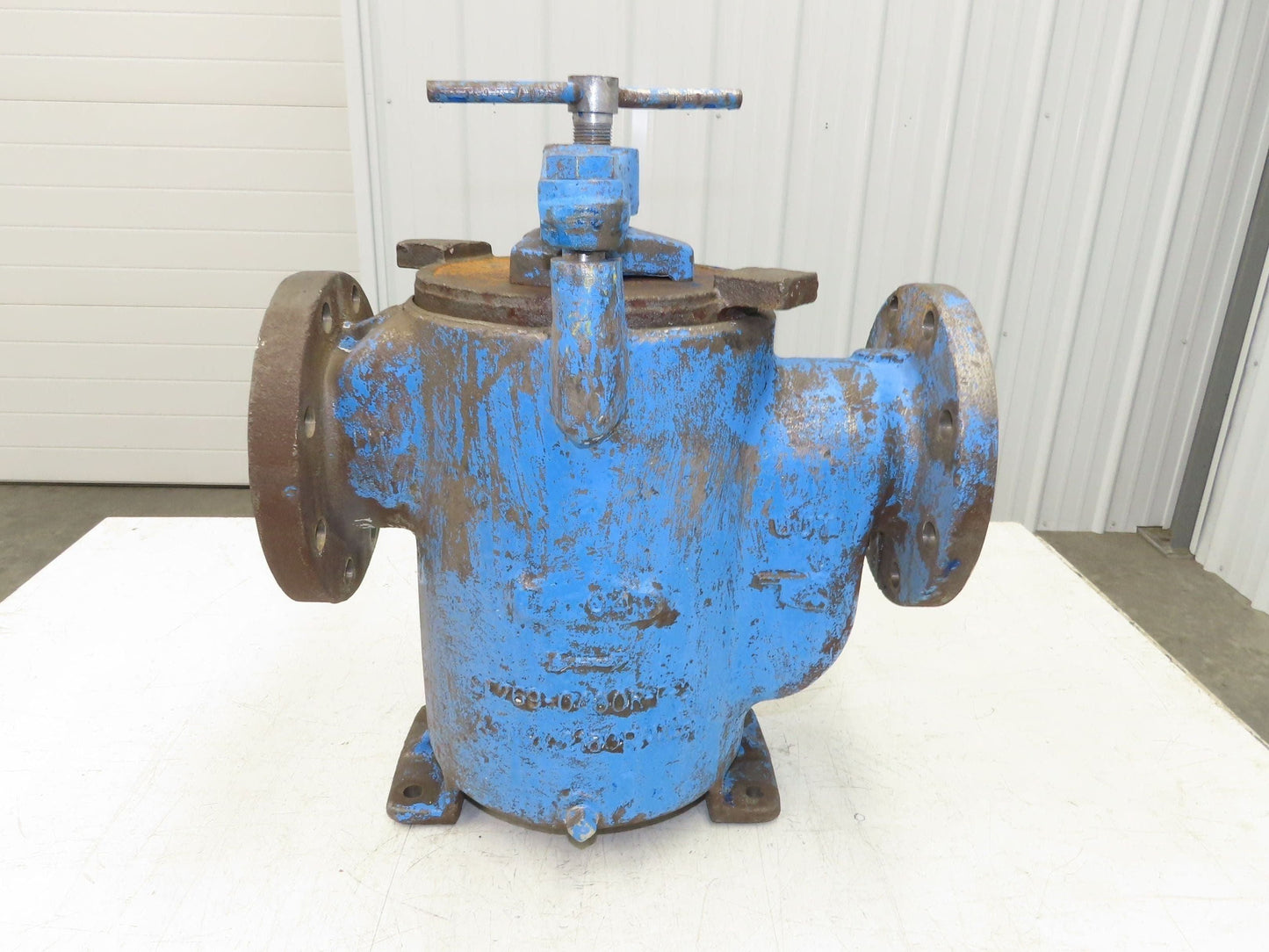 Hayward Model 72 Simplex 4" Inline Basket Strainer Cast Iron 200 PSI Flanged