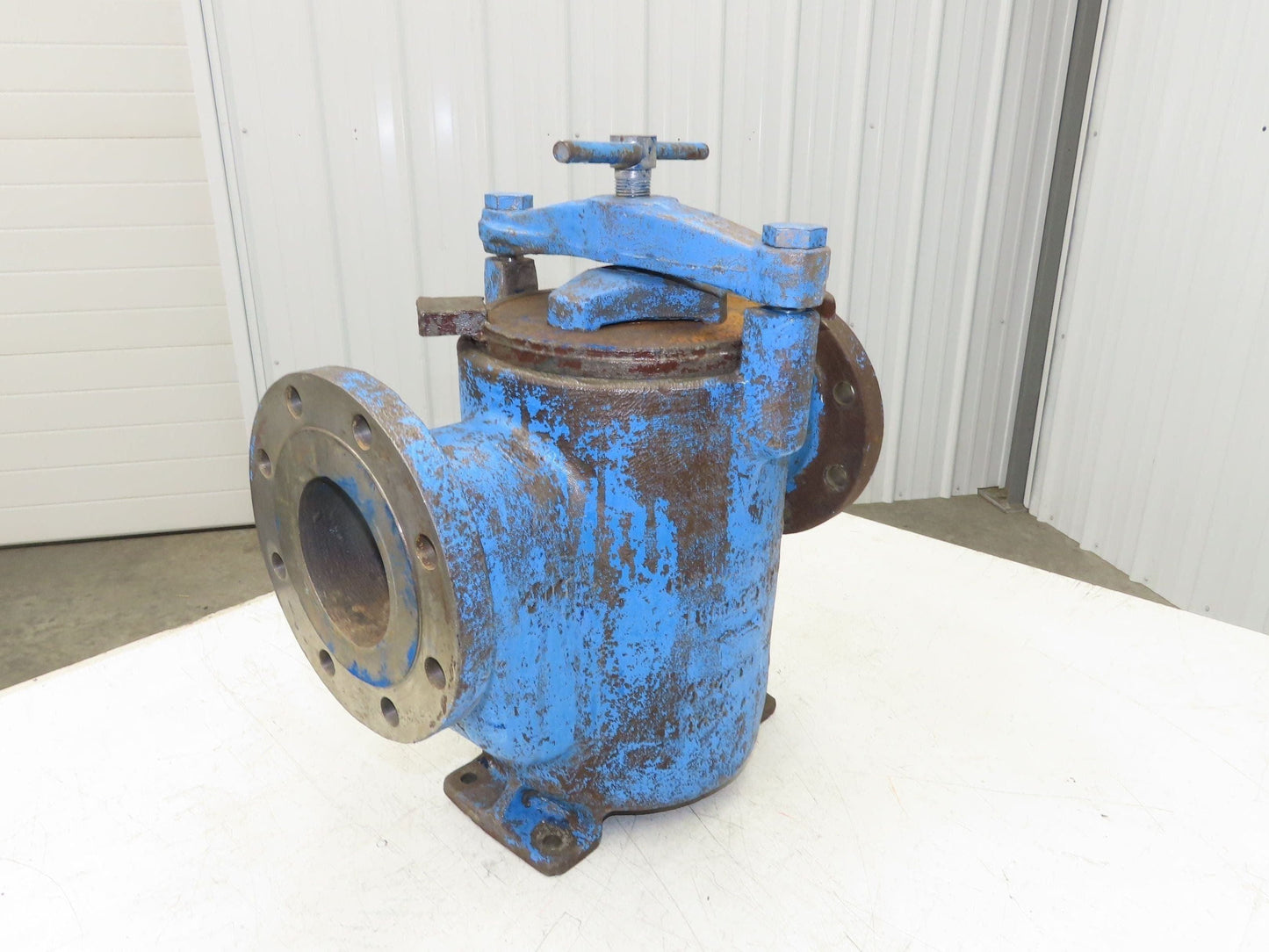 Hayward Model 72 Simplex 4" Inline Basket Strainer Cast Iron 200 PSI Flanged