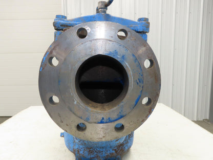 Hayward Model 72 Simplex 4" Inline Basket Strainer Cast Iron 200 PSI Flanged