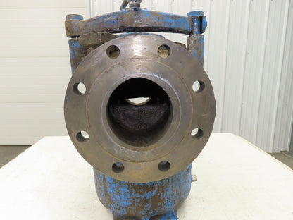 Hayward Model 72 Simplex 4" Inline Basket Strainer Cast Iron 200 PSI Flanged