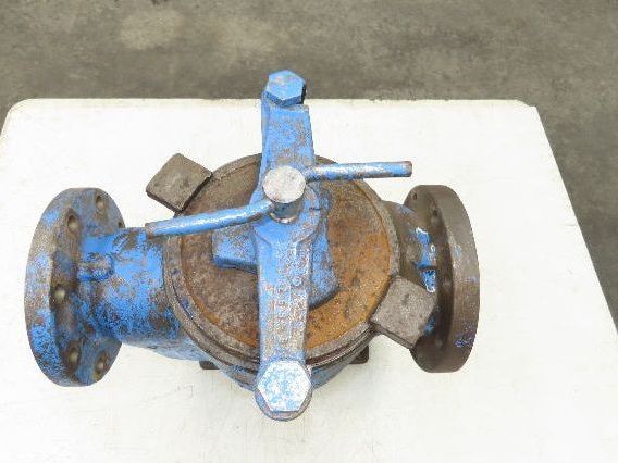 Hayward Model 72 Simplex 4" Inline Basket Strainer Cast Iron 200 PSI Flanged