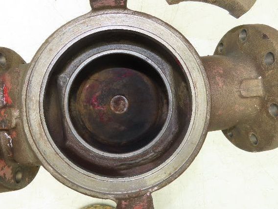 Hayward Model 72 Simplex 4" Inline Basket Strainer Cast Iron 200 PSI Flanged