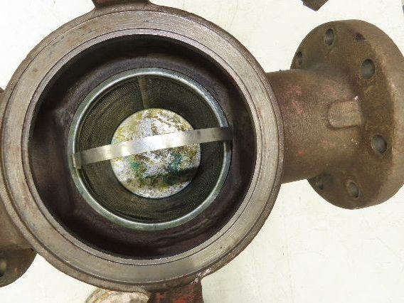 Hayward Model 72 Simplex 4" Inline Basket Strainer Cast Iron 200 PSI Flanged