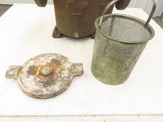 Hayward Model 72 Simplex 4" Inline Basket Strainer Cast Iron 200 PSI Flanged