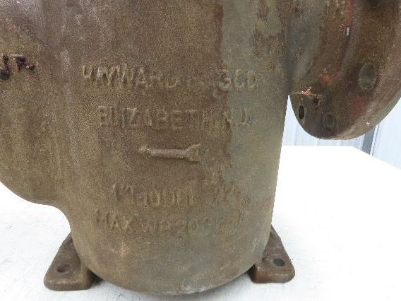 Hayward Model 72 Simplex 4" Inline Basket Strainer Cast Iron 200 PSI Flanged