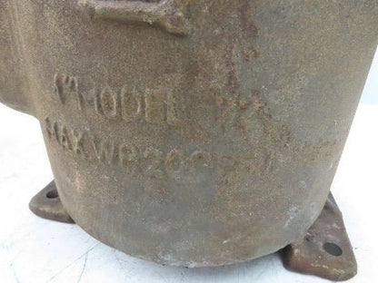 Hayward Model 72 Simplex 4" Inline Basket Strainer Cast Iron 200 PSI Flanged