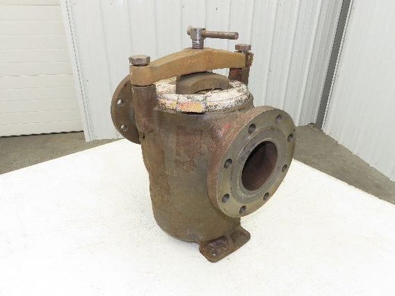 Hayward Model 72 Simplex 4" Inline Basket Strainer Cast Iron 200 PSI Flanged