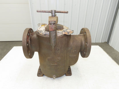 Hayward Model 72 Simplex 4" Inline Basket Strainer Cast Iron 200 PSI Flanged