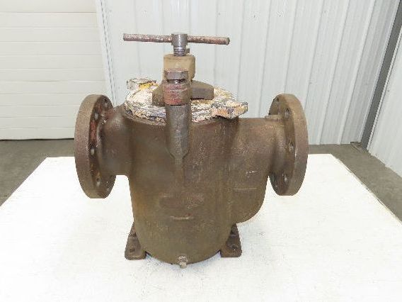 Hayward Model 72 Simplex 4" Inline Basket Strainer Cast Iron 200 PSI Flanged