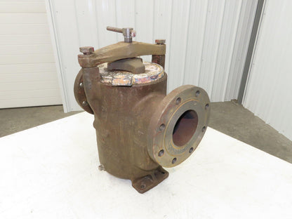 Hayward Model 72 Simplex 4" Inline Basket Strainer Cast Iron 200 PSI Flanged