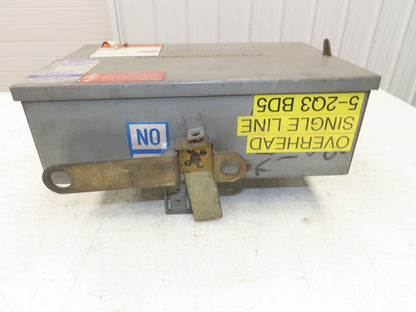 Westinghouse Busway Disconnect Switch Bus Plug 60A 600VAC 3PH 3W