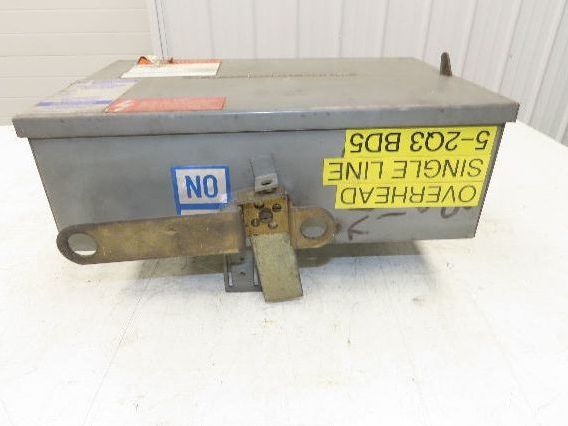 Westinghouse Busway Disconnect Switch Bus Plug 60A 600VAC 3PH 3W