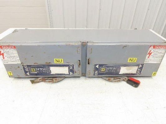 Square D QMB362TW Panelboard Twin Branch Switch 60A 600V 3P 3Ph Fusible E01