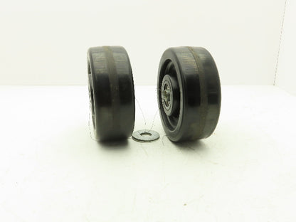Albion 75949354 Phenolic Texite Caster Wheel 3"W x 8"D x 3/4" Bore Lot of 2