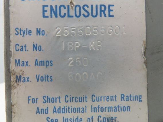 Westinghouse Busway Disconnect Switch Bus Plug 200A 600VAC 3PH 3W