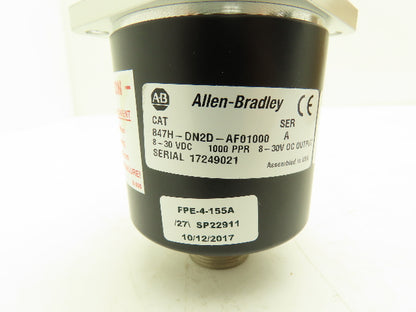 Allen Bradley 847H-DN2D-AF01000 Rockwell 847 Incremental Optical Encoder 3/8"