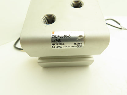 SMC CHDKGB40-5-Y59BL Hydraulic Cylinder 40mm Bore 5mm Stroke Double Acting