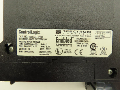 Spectrum Controls 1756SC-IF8H ControlLogix Hart Differential Analog Input