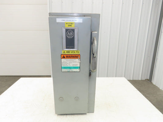 Allen Bradley Combination Motor Starter Size 0 Fusible 5Hp 600V 3PH