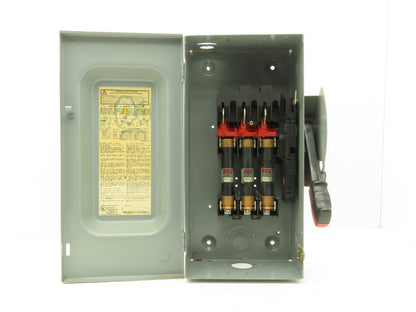 Square D H362 Heavy Duty Fused Safety Disconnect Switch 60A 600VAC Series F1