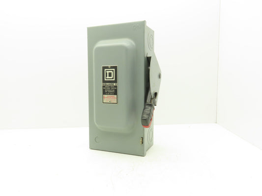 Square D H362 Heavy Duty Fused Safety Disconnect Switch 60A 600VAC Series F1