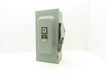 Square D H362 Heavy Duty Fused Safety Disconnect Switch 60A 600VAC Series F1